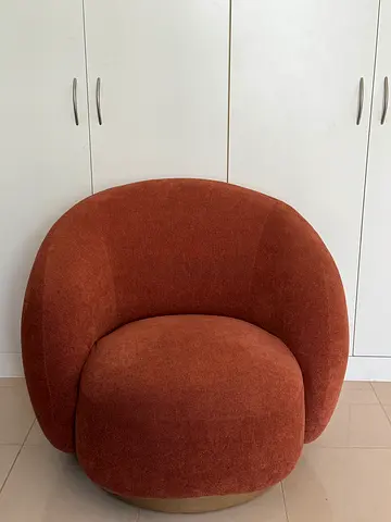 PAN Home Elegant modern comfy armchair. 360 moving, available 2 chairs, can sold separately