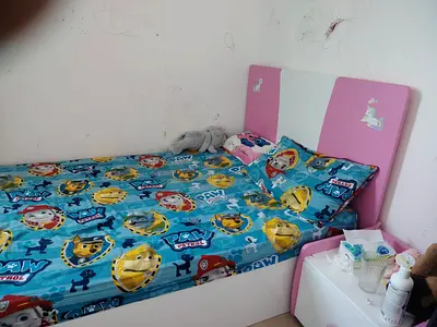 White bed