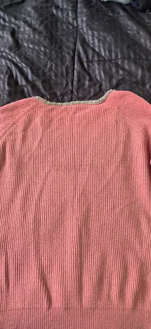 Cozy Pink Ribbed Sweater