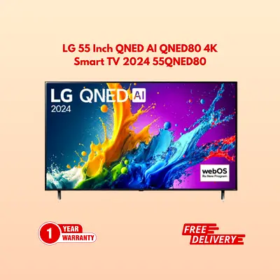 LG 55 Inch QNED AI Smart TV - 2024 Model- FREE shipping+1 year warranty