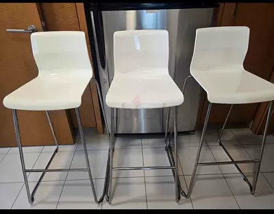 3 IKEA  Kitchen stool high chairs