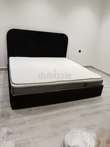 Stylish King Size Bed with Storage