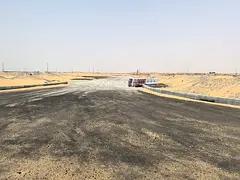 Land for sale in Al Sahma 1 area on Street 97 opposite Al Suyoh