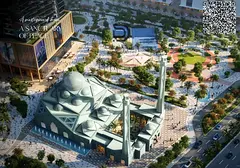 Waterfront Luxury at Tiger Downtown | First Crystal Lagoon in Ajman