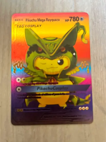 Pikachu Mega Rayquaza Pokémon Card - Collectors Item