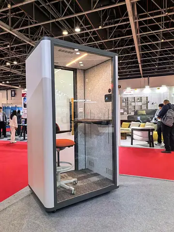 Stylish Acoustic Booth for Privacy and Comfort