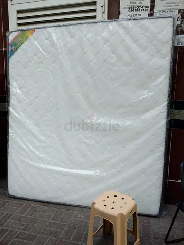 King size mattress 180x200cm.  Soft and medium firm available.  All times delivery available