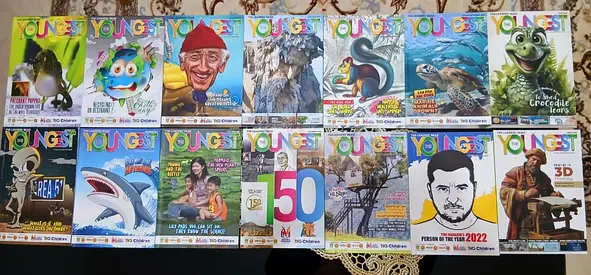 Collection of 42 Youngest Magazines