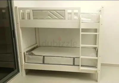 Stylish White Bunk Bed for Sale
