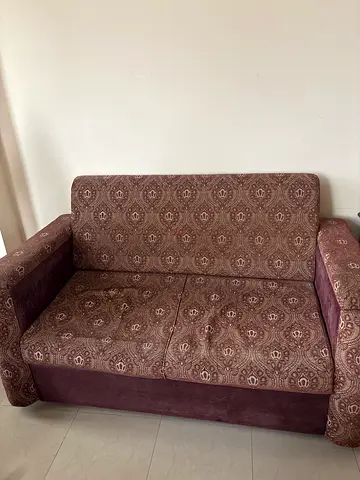 Comfy Two-Seater Sofa in Beautiful Pattern