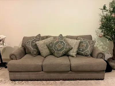 3-Seater Sofa + Love Seat – Excellent Condition | Clean  Comfortable