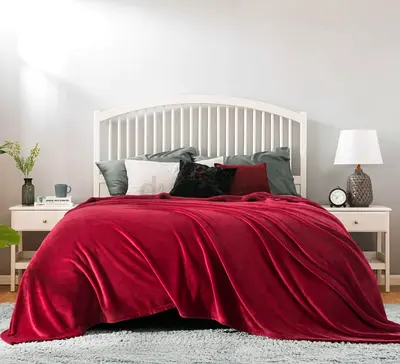 Cozy Red Velvet Blanket to Transform Your Bedroom
