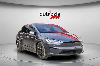 AED 3799/month | 2023 Tesla Model X Plaid | GCC Specs | Ref#409207