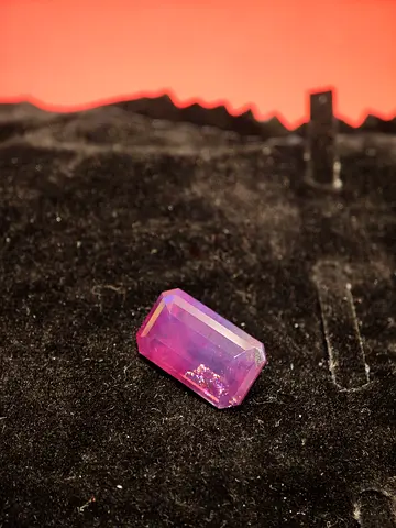 GRS 7 CT Kashmir red/blue/purple sapphire natural, unheated, untreated