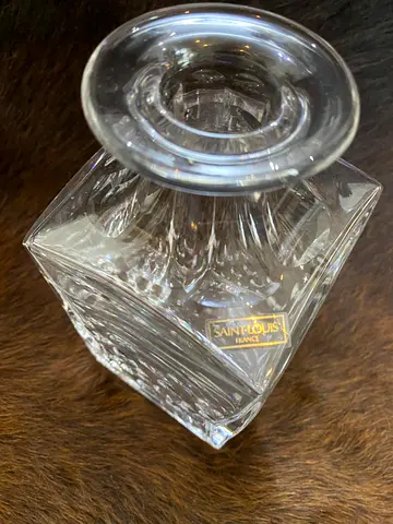 St. Louis square white crystal beaker