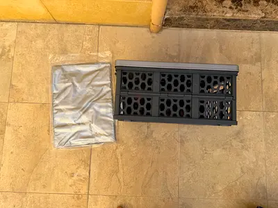 Foldable Storage Box with Protective Cover – Clean  Space-Saving