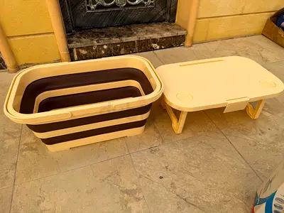 Foldable Storage Box with Lid Table – Space-Saving  Practical Design