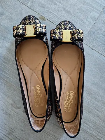 Authentic ferragamo flats for sale