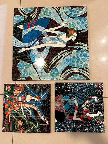 Wall hangings all for 75