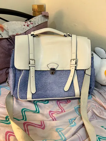 Stylish Blue and White Ecosusi Briefcase