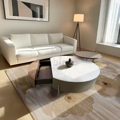 Elegant Modern Coffee Table two pc set with Storage