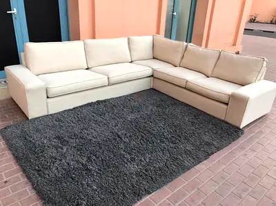 Looks great Condition Ikea Kivik Corner Sofa Beige