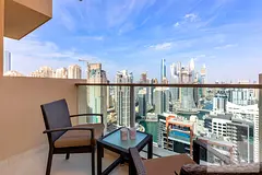 Mariott One-Bedroom Apartment with Dubai Marina View