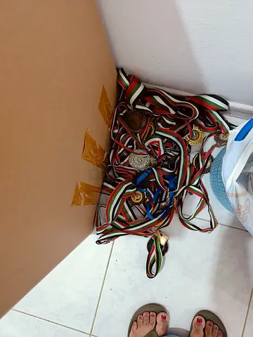 Collection of Vintage Medals and Ribbons