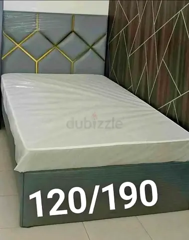 Modern Bed Frame with Mattress 120/190