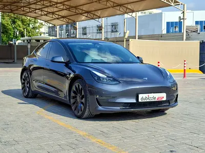 AED 1292/month | 2022 Tesla Model 3  | GCC Specs | Ref#410172