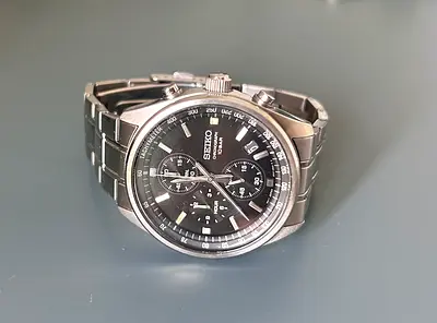 Stylish Seiko Chronograph Watch