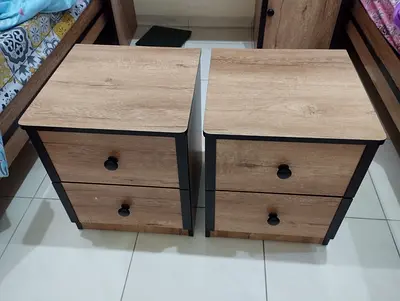 Stylish Wooden Nightstands with Drawers