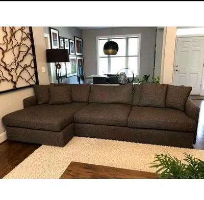 Perfect Condition CrateBarrel Lounge Deep feather filled L Shape Sofa
