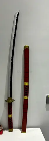 Cheap onepiece roronoa zoro sandai red Katana