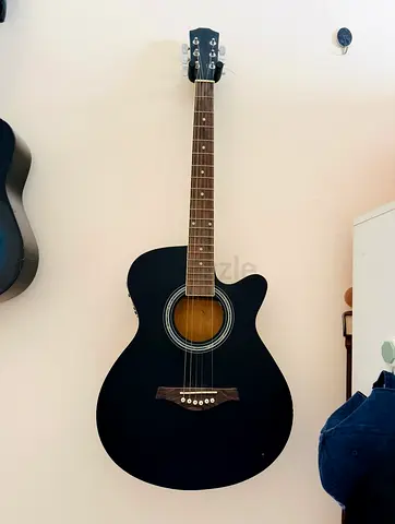 Beautiful Black Acoustic Guitar for Sale