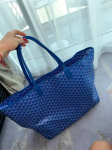 Goyard Saint Louis Tote Bag – Blue