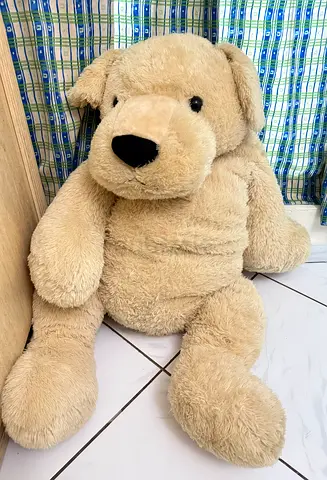 Huge Cuddly Plush Dog Toy
