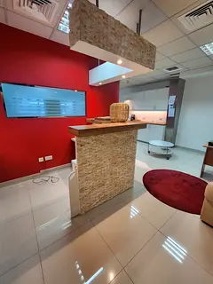 OFFICE FOR RENT WITH DECORATION FURNISHED, METROPOLIS TOWER, BUSINESS BAY 576 sqft