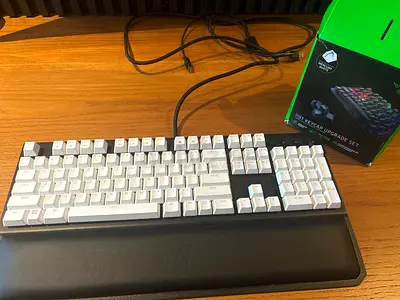 Razer Mechanical Gaming Keyboard with Custom Keycap (original included)