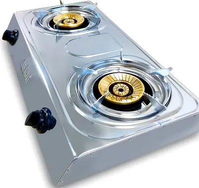 Double Burner Gas Stove - Perfect for Your Cooking Needs!