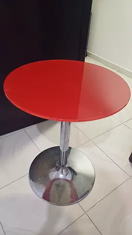Modern Red Bar Table