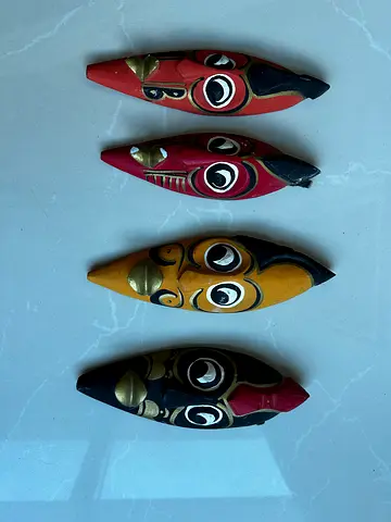 Tribal masks decor (5pcs) - all for 100 only