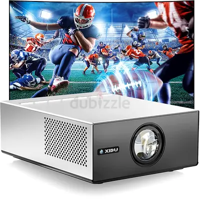 2686 - XIDU Portable Projector with WIFI and Bluetooth [Metal Housing/2000ANSI/UHD Native 1080P/Wire