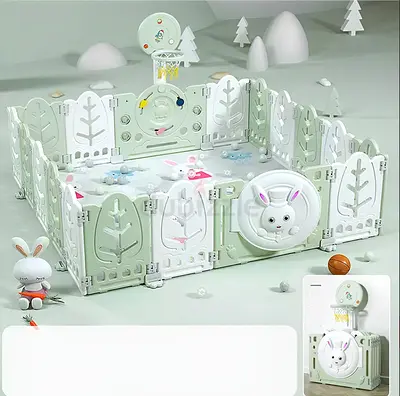 Foldable kids fence