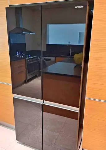 Hitachi French Door Refrigerator Glass Body Like New