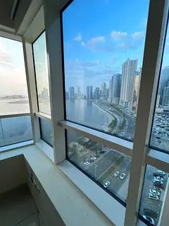 One-bedroom apartment in Al Khan | Air conditioning, gym, swimming pool and free parking