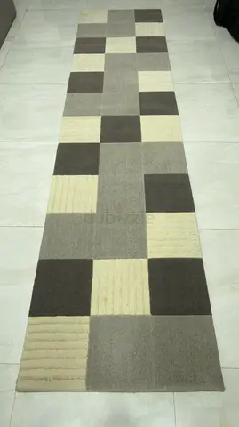 Modern Geometric Area Rug / سجادة ممر حديثة 80x 300 cm