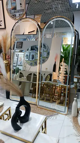 Elegant full Arch Mirror with three colors led