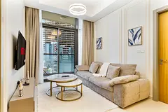 Chic 2Bed w/ Canal Views | Near to Burj Khalifa | Furnished | Flexible term