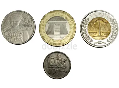 Ghana Bimetallic Coin Collection